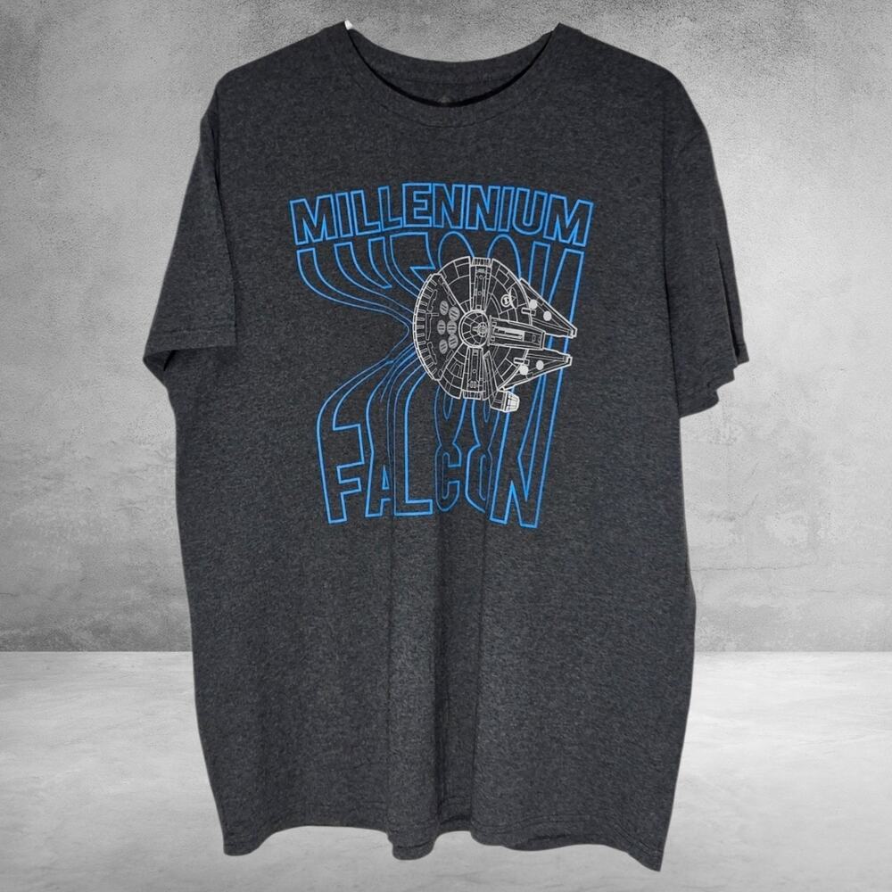 Disney Star Wars Millennium Falcon Graphic T-Shirt Men's XL